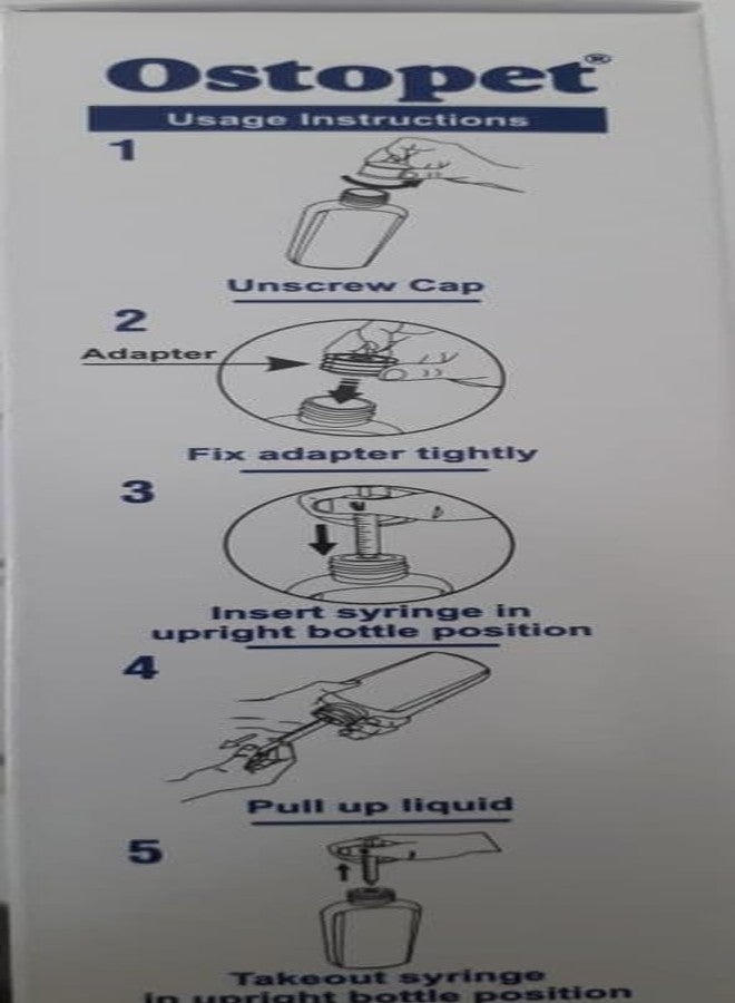 Virbac, Ostopet 250ml - Liquid Supplement aiding Bone Health and Growth for Pets- Pack of 2 - Image 4